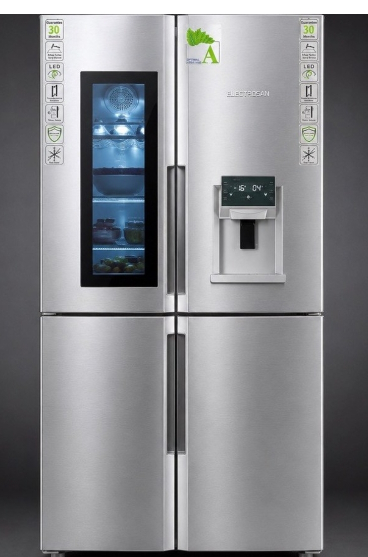 یخچال فریزر ساید بای ساید تکنوسان مدل NF890 چهاردرب